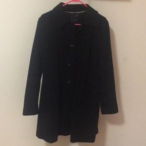 Black wool women’s Banana Republic coat